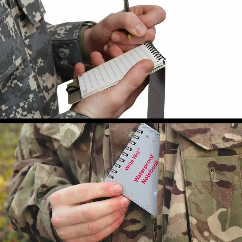 BCB Bushcraft Porte-carte Bloc-notes étanche BCB Waterproof Notebook 12,5x8,5cm 4 BCB Bushcraft Porte-carte Bloc-notes étanche BCB Waterproof Notebook 12,5x8,5cm – Image 2