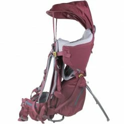 Porte-bébé Deuter Kid Comfort Bordeaux + Pare-soleil -PORTER Soldes Boutique porte bebe deuter kid comfort bordeaux pare soleil 2