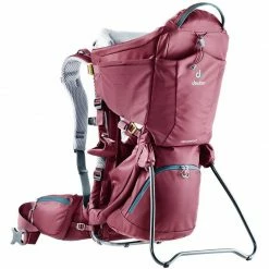 Porte-bébé Deuter Kid Comfort Bordeaux + Pare-soleil