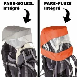 Porte-bébé Vaude Shuttle Base Noir + Pare-soleil & Pare-pluie -PORTER Soldes Boutique porte bebe vaude shuttle base noir pare soleil pare pluie 2