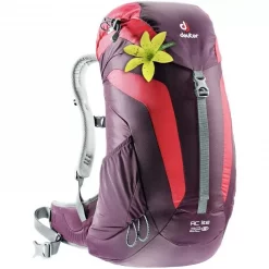 Sac à Dos Femme Sac à Dos Deuter AC Lite 22 SL Aubergine Fire