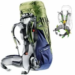 Sac à Dos Trekking Sac à Dos Deuter Aircontact Pro 70+15 Midnight Navy -PORTER Soldes Boutique sac a dos deuter aircontact pro 7015 midnight navy 2