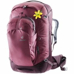 Sac à Dos Femme Sac à Dos Deuter Aviant Access Pro 65 SL Maron Aubergine