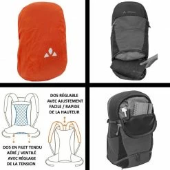 Sac à Dos Rando Sac à Dos Vaude Wizard 30+4 Vert -PORTER Soldes Boutique sac a dos vaude wizard 304 vert 2